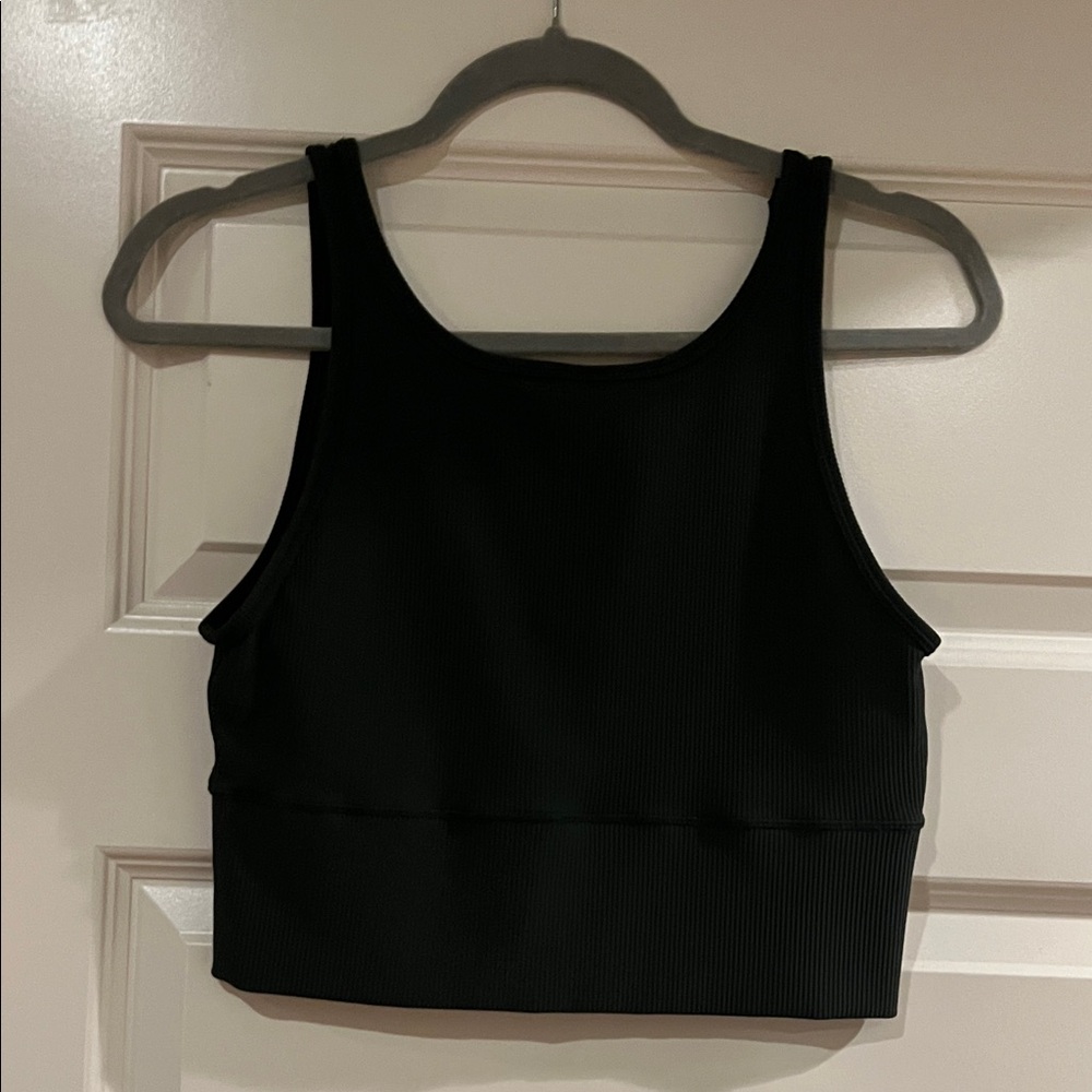 lululemon athletica forest green power pivot tank